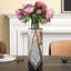 Cerrie Glass Vase Mirrored Table Decor