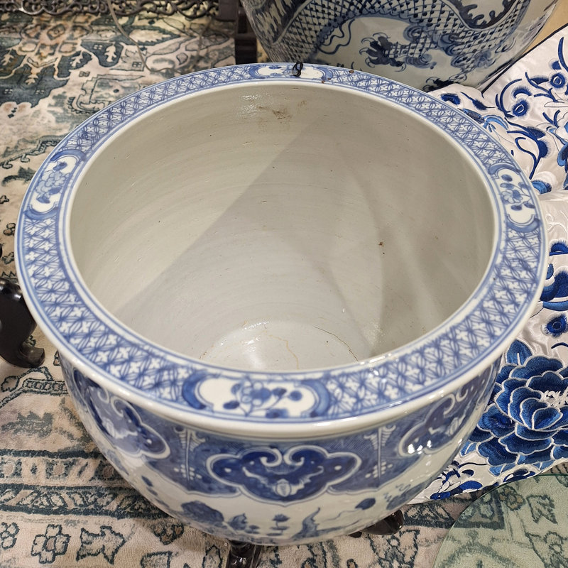 Round Ceramic Planter