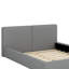 Grand lit tapissier au sol en velours-2121701333