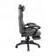 Fauteuil de direction entièrement inclinable avec repose-pieds Gaming