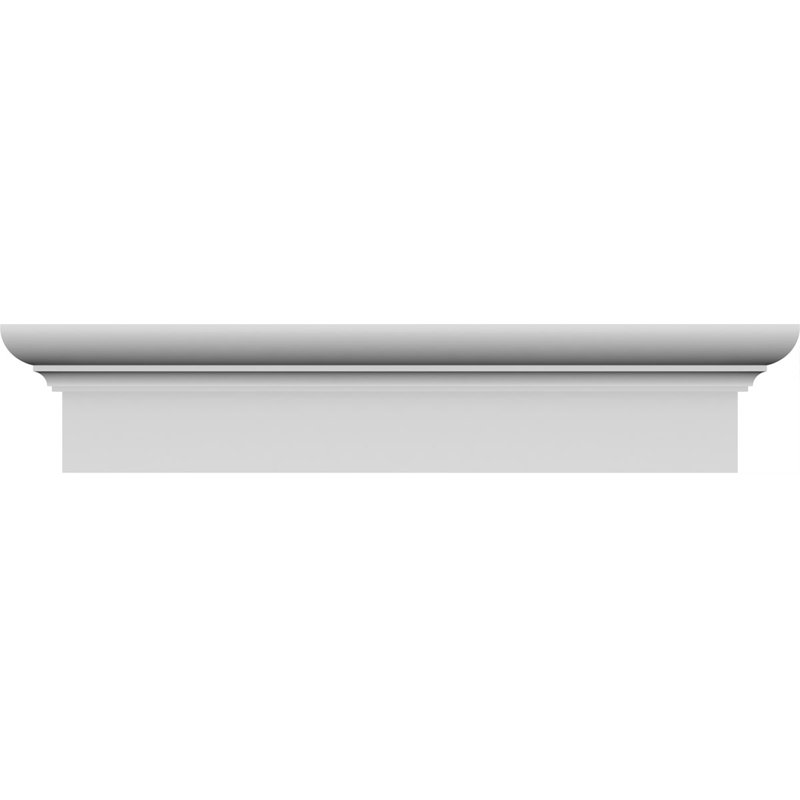 Traverse Endurathane Strickland, largeur du bas 24 po x largeur du haut 28 3/4 po x H 6 1/4 po x P 1 3/4 po, apprêtée en usine