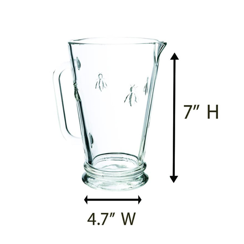 Napoleon Bee Glass Pitcher