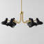 Lustre linéaire moderne à 6 lumières à intensité variable