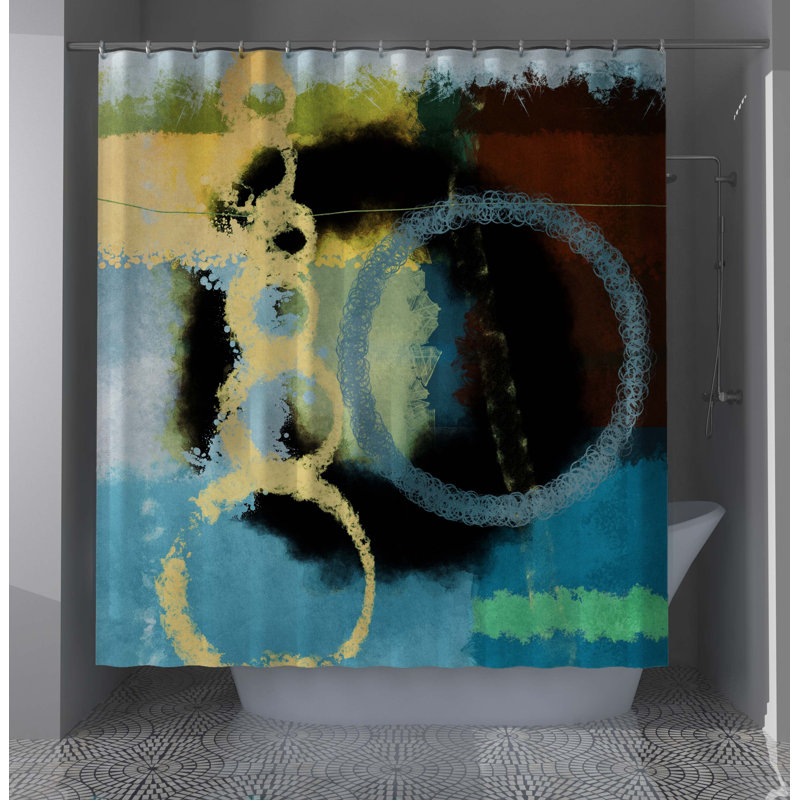 Rideau de douche abstrait Daryal