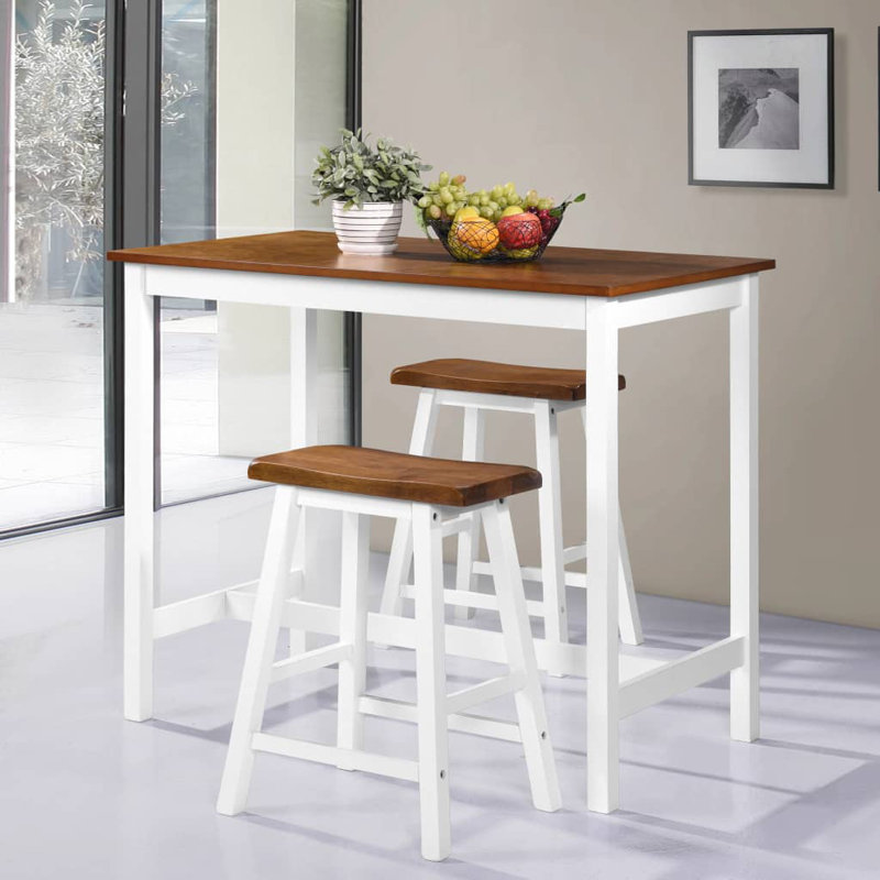 Lindale 2 -Person Solid Wood Dining Set