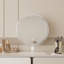 Miroir de meuble-lavabo à DEL avec 3 températures de couleur (lumière froide / naturelle / chaude), gradation continue à contrôle tactile, lumière douce et opaque, cadre en forme de losange et base en acrylique, miroir transparent HD-34446834
