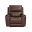 Fauteuil inclinable électrique en cuir fleur de qualité supérieure avec appui-tête, soutien lombaire et charge USB et USB-C-1457256680