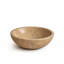 Vasque de salle de bain en marbre naturel beige doré de 40 cm (16 po) avec surface polie