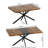 55.11" -70.86"Retro Rectangular Stretch Dining Table-332851688