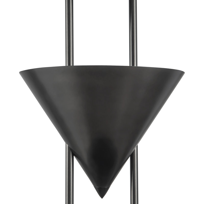 Versus 10-in Brass Pendant, 10, Silver