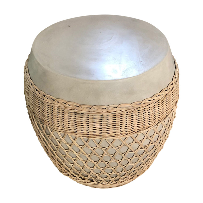 Carsdale Concrete Accent Stool