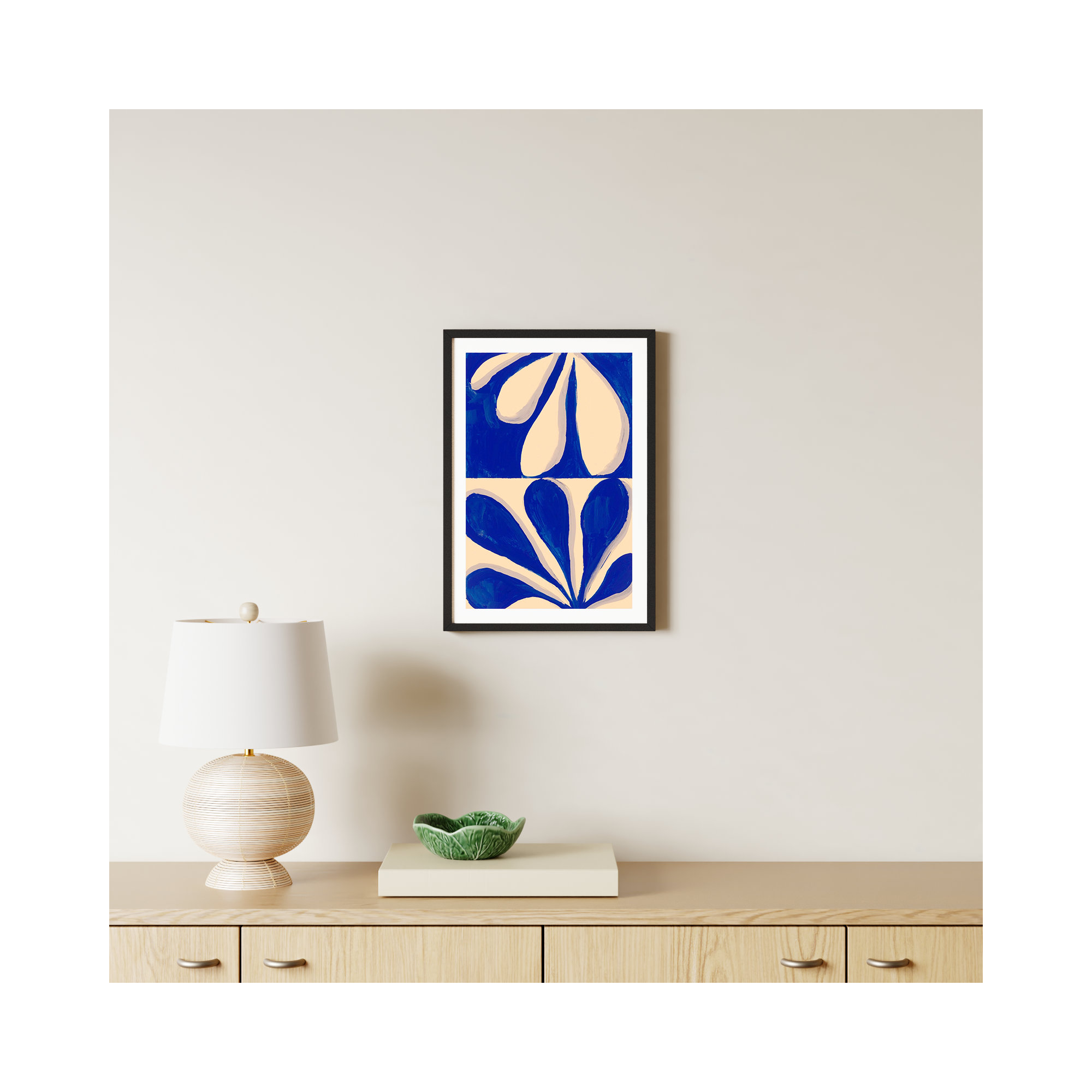 Vice Versa by Andrea Stokes, Black Framed, 14" W x 20" H