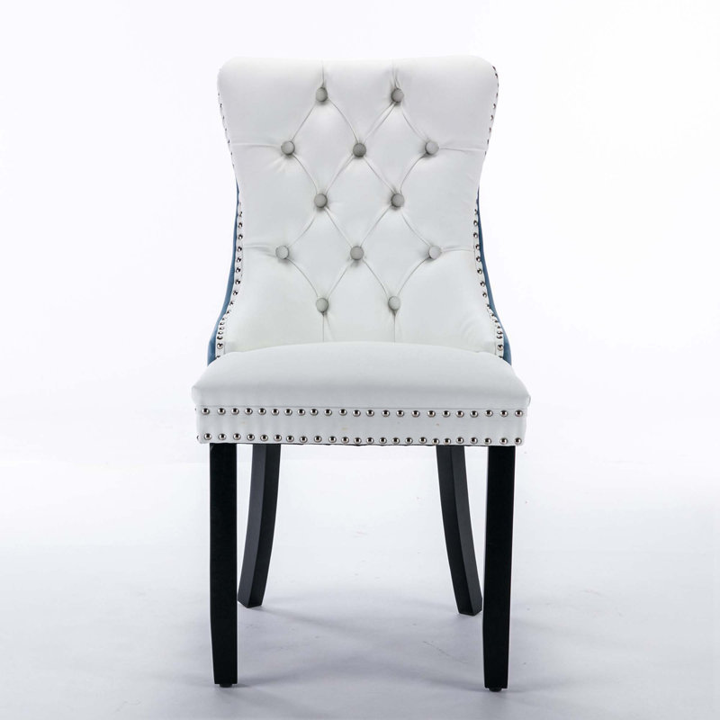 Ingvarda Tufted Velvet Side Chair Dining Chair