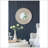D31.3X2 Round Mirror, Wall Mounted With Muted Silver Frame For Bathroom And Living Room Decor