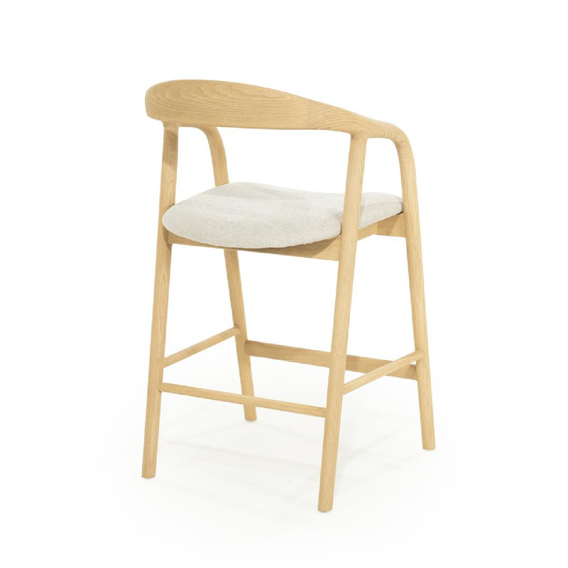 Rayven Barstool High, Natural, Counter Stool (26" Seat Height)