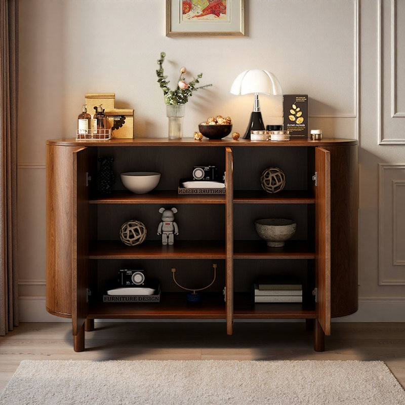 47.24-inch Walnut-Finish Sideboard