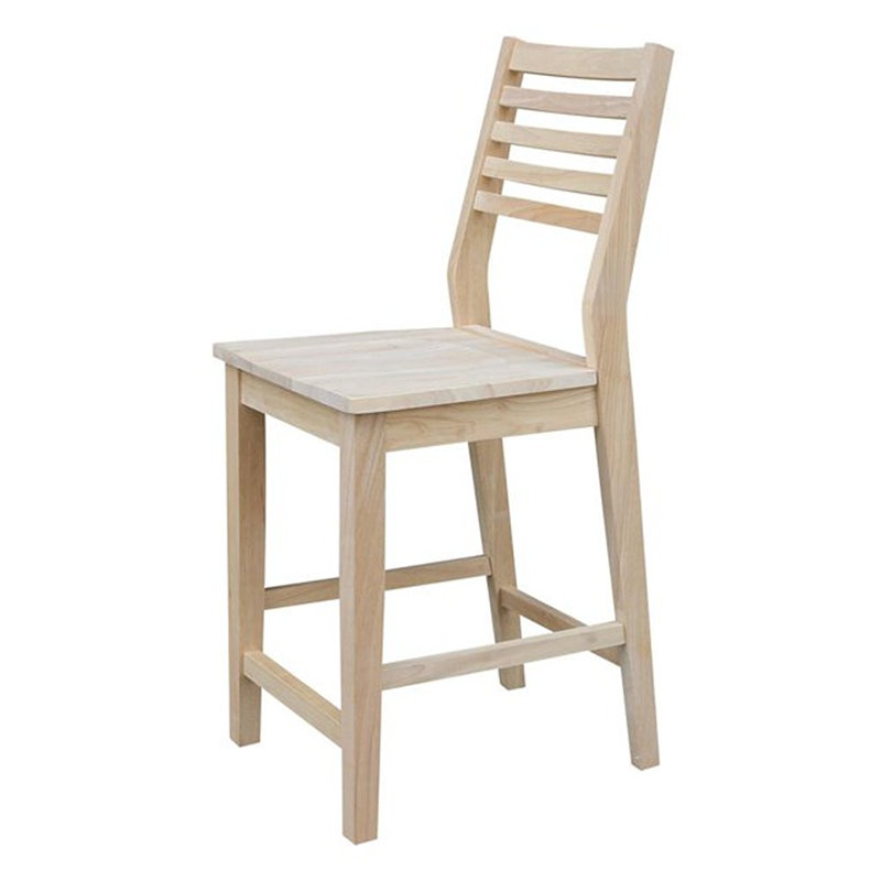 Avangelene Solid Wood 24" Counter Stool