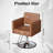 Hydraulic Salon Chair for Hair Stylist, PU Leather Styling Chair with 360° Rotation, Adjustable Height-84573640
