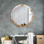 Huldar Glass Flat Wall Mirror