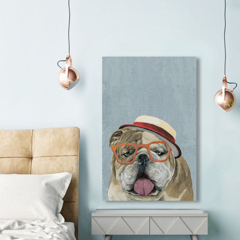 «The Don Of Dogs», reproduction sur toile tendue, H 36 po x l 24 po x P 1,5 po