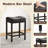 24 Inch Bar Stools Set Of 4, Upholstered Modern Counter Height Bar Stools For Kitchen Island Modern PU Leather Sadless Stools Chair With Metal Base And Footrest-1906676511