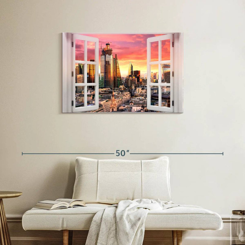 Sireci Window To London, 24" H x 36" W