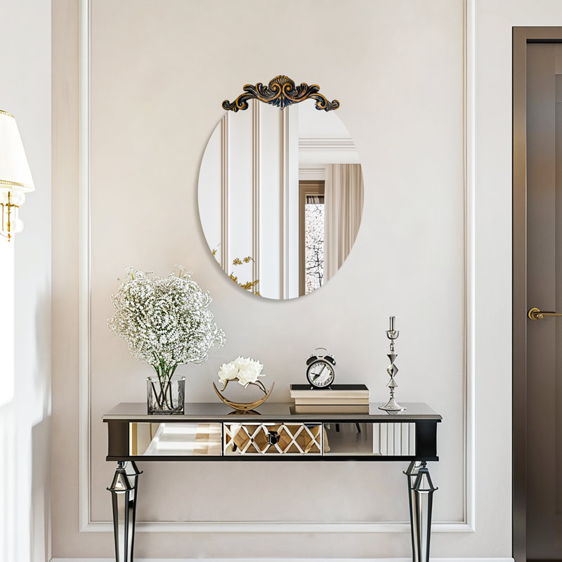 Ursina Oval Mirror, 94.5 cm H x 70 cm W