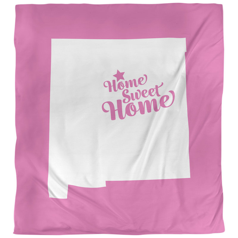 Housse de couette santa fe home, Rose, Microfibre