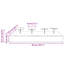 Solid Wood Candelabra