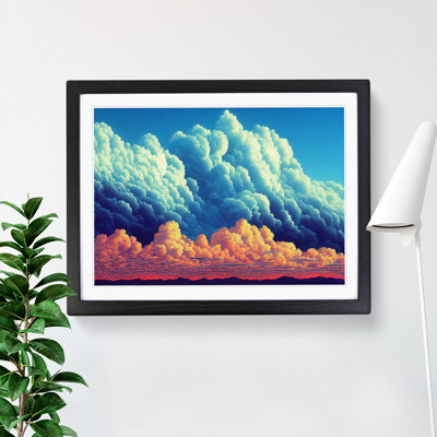 XH1022-643X Angelical Clouds - Single Picture Frame Painting