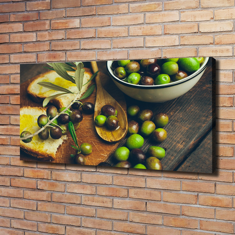 Olives - Wrapped Canvas Print
