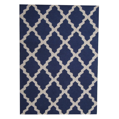Wool Geometric Indoor Rug