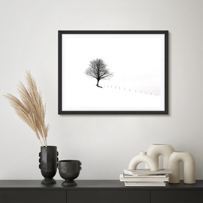 Reproduction de paysage encadrée pour la maison, 8 po x 10 po