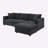 Khiyan Upholstered L-Shaped Sectional Reversible-1252511341