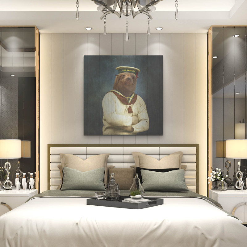 «The Bad Boy» par Martine Roch, H 36 po x l 36 po