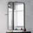 Eitzen Rectangle Wall Mirror High-Strength Tempered Glass and  Stainless Steels Framed Wall Mirror Accent Mirror-231624580-231624587