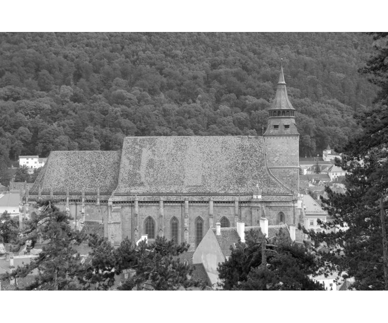 Église noire, Brasov, H 16 po x l 24 po