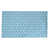 Bleu sarcelle / blanc