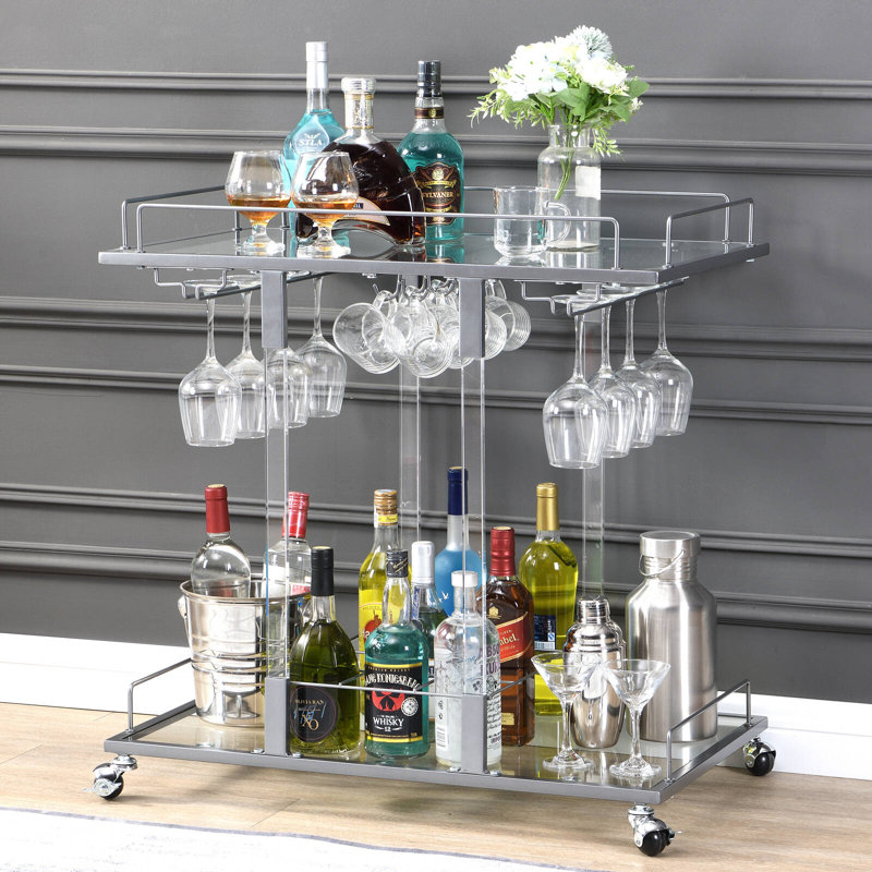 Rebrilliant Kibwe Bar Cart & Reviews | Wayfair