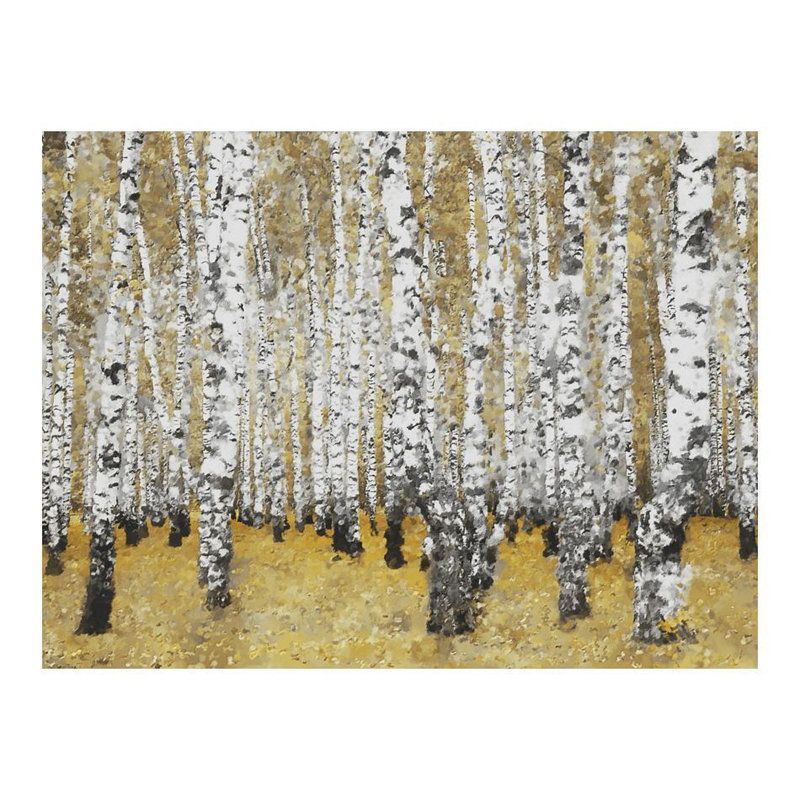 Murale forêt de bouleaux Daynna, L 121 po x l 157 po