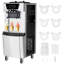 Machine à crème glacée 2 + 1 2200W, machine à crème glacée commerciale verticale