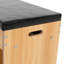 Banc de rangement pour chaussures 8 paires avec coussin en cuir polyuréthane et armoire de rangement supérieure