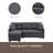 Modular Sleeper Sectional Sofa With Storage-1495002131