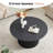 31.5'' Round Fluted Pedestal Coffee Table-214191640