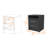 Nightstand, Two Drawers, Concealed Shelf-958308032