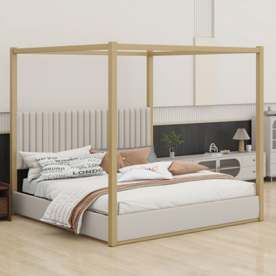 Tête de lit tapissier élégante pour lit plateforme