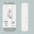White Primed 3 Panel Solid Core Shaker Closet Wood Bi-fold Doors With Hardware Kit-120151324