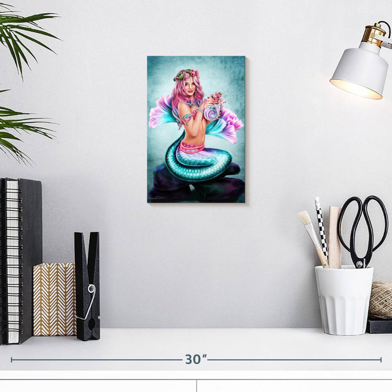 Kelan Mermaid Spring Flowers, 12" H x 8" W
