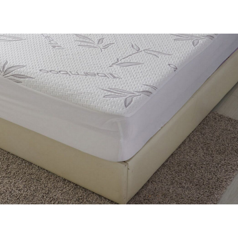 Germany Premium Rayon from Bamboo Hypoallergenic and Waterproof Mattress Protector, King