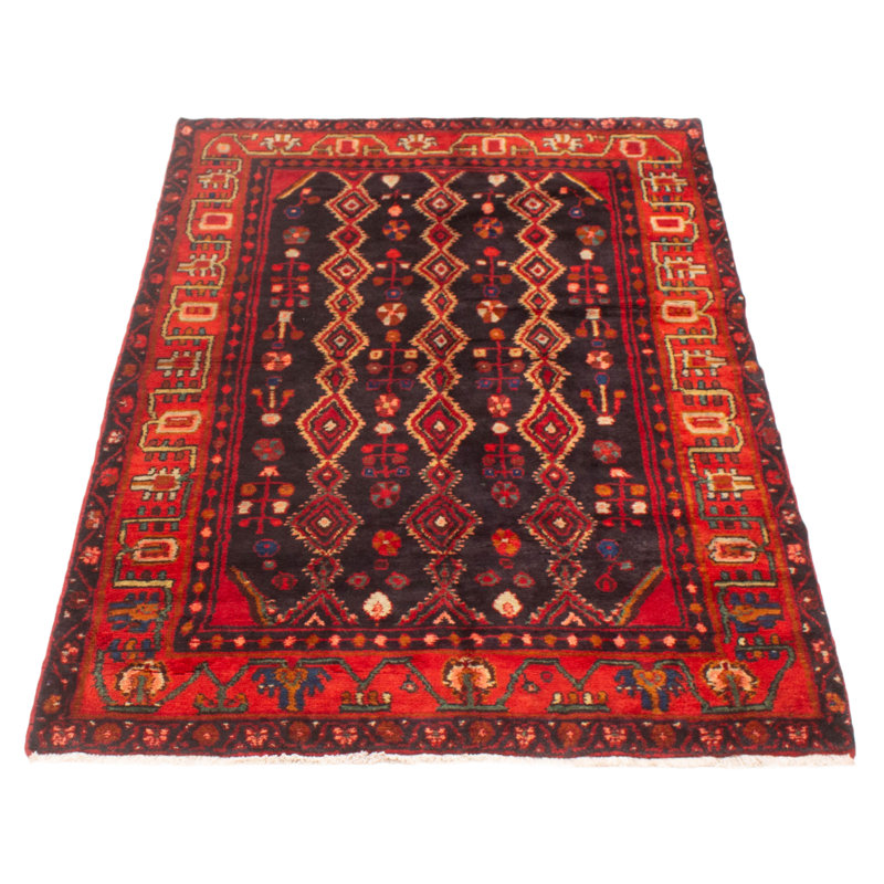 Tapis unique en laine 4 pi 7 po x 7 pi 1 po années 1990 Lennin